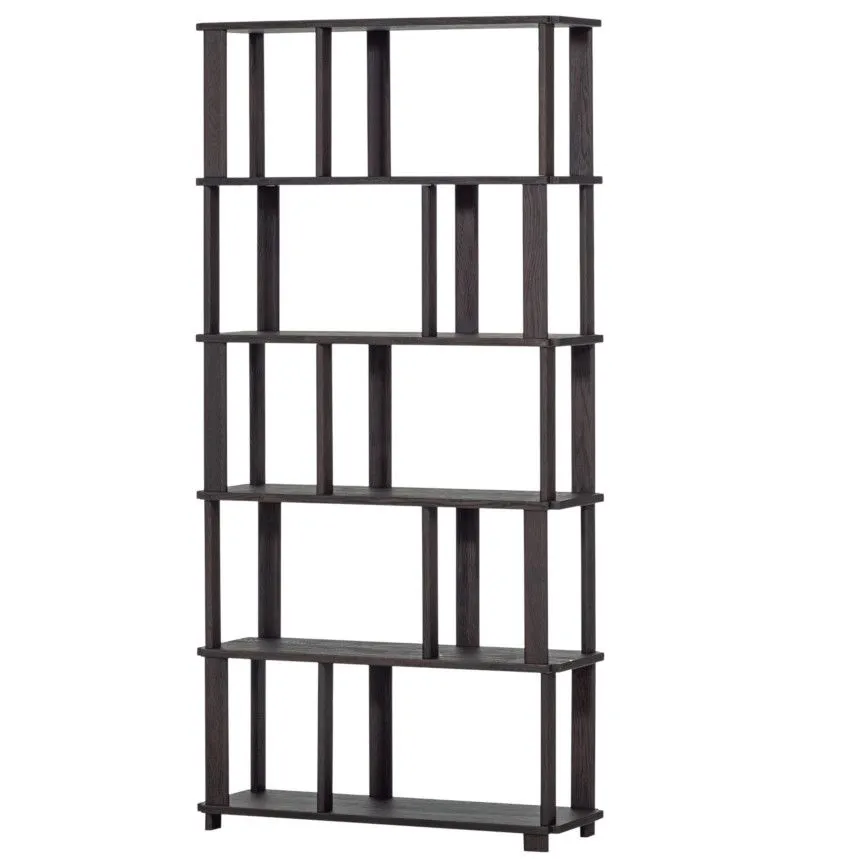 WOOOD raamaturiiul Riss pruun