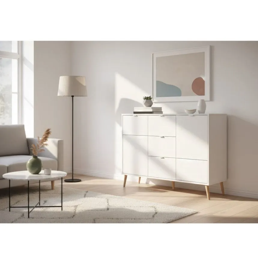 Puhvetkummut Soma 3u1s valge/tamm