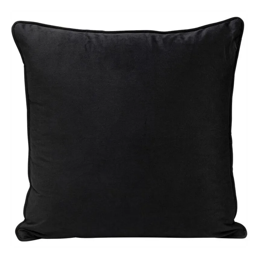 Dekoratiivpadi Faces 45x45 must/valge