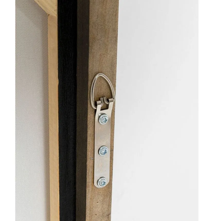 Seinapilt Modulo 100x100 must/valge