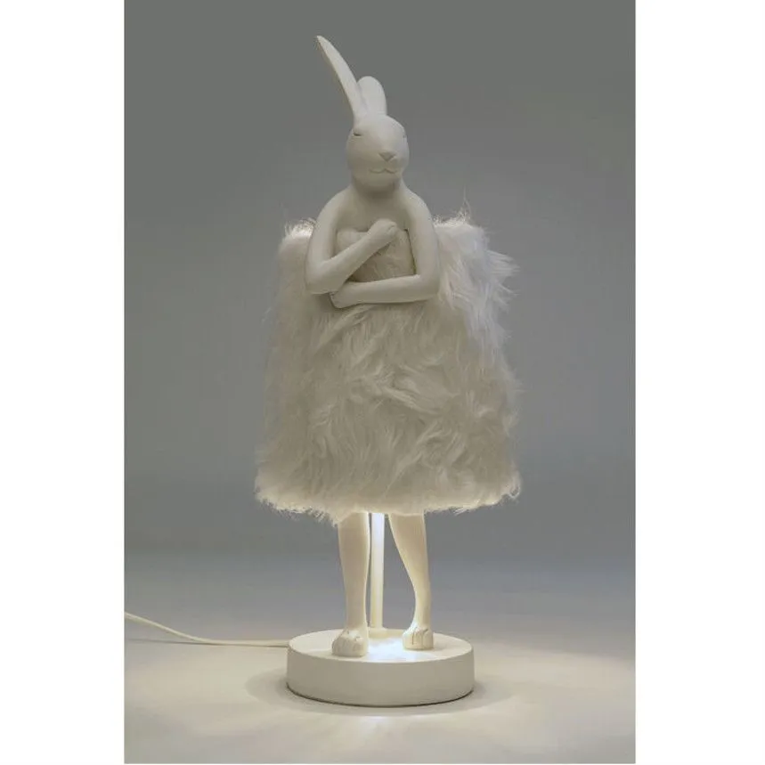 Laualamp Rabbit Fur H50 valge