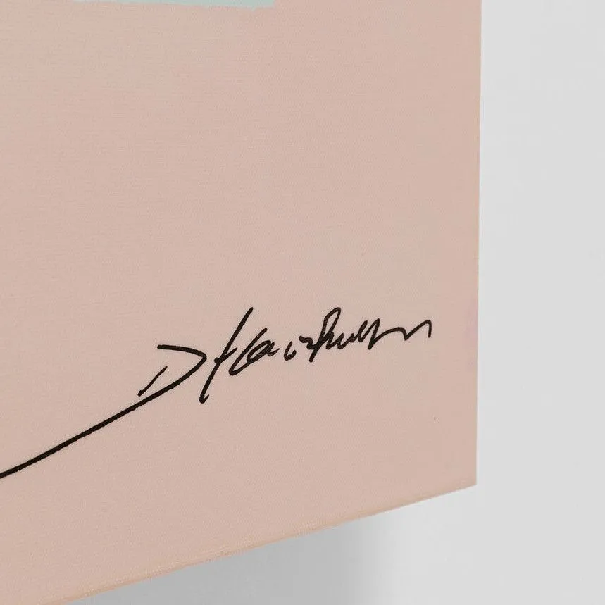 Seinapilt Tendency 150x100 roosa/sinine