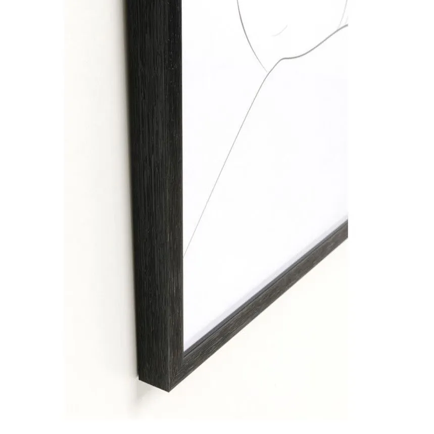 Seinapilt Heart Hands 103x73 must/valge