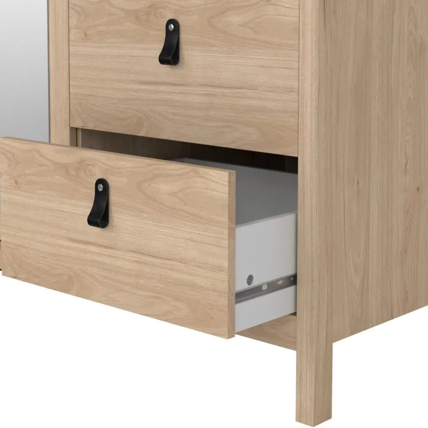 Riidekapp Madrid peegliga 3u2s hickory