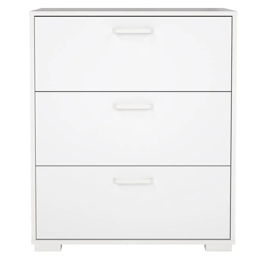 Kummut Sofia 3s valge kõrgläige