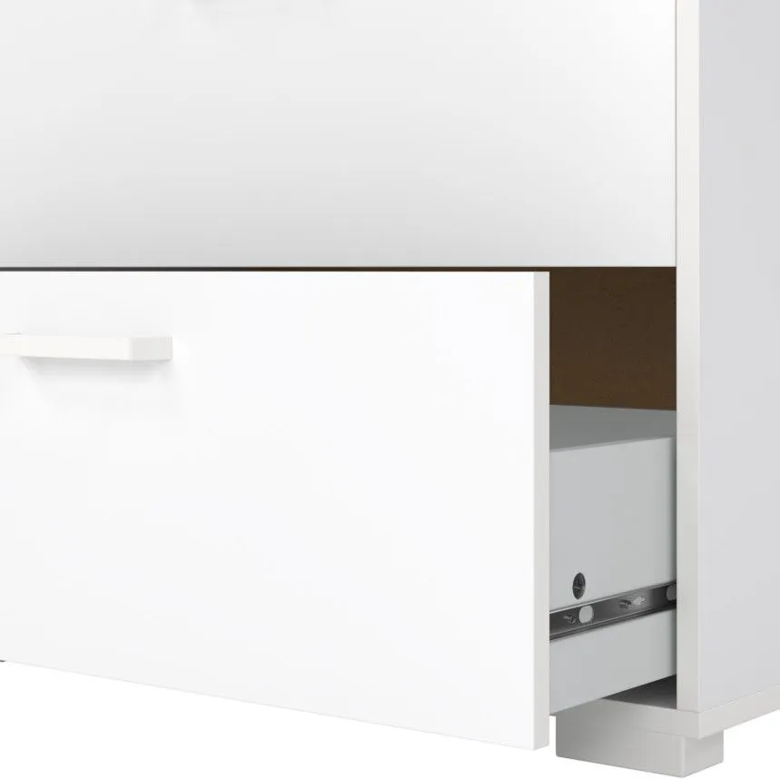 Kummut Sofia 3+2s valge kõrgläige