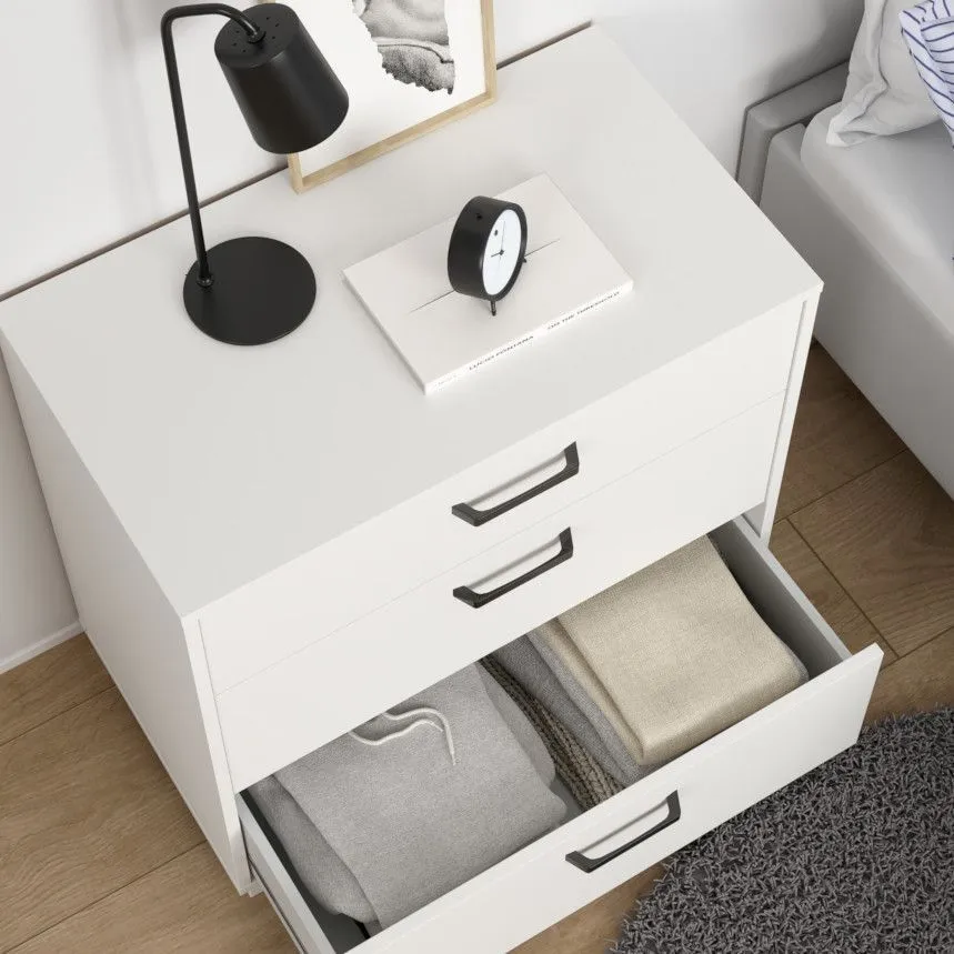 Kummut Sofia 3s valge/must