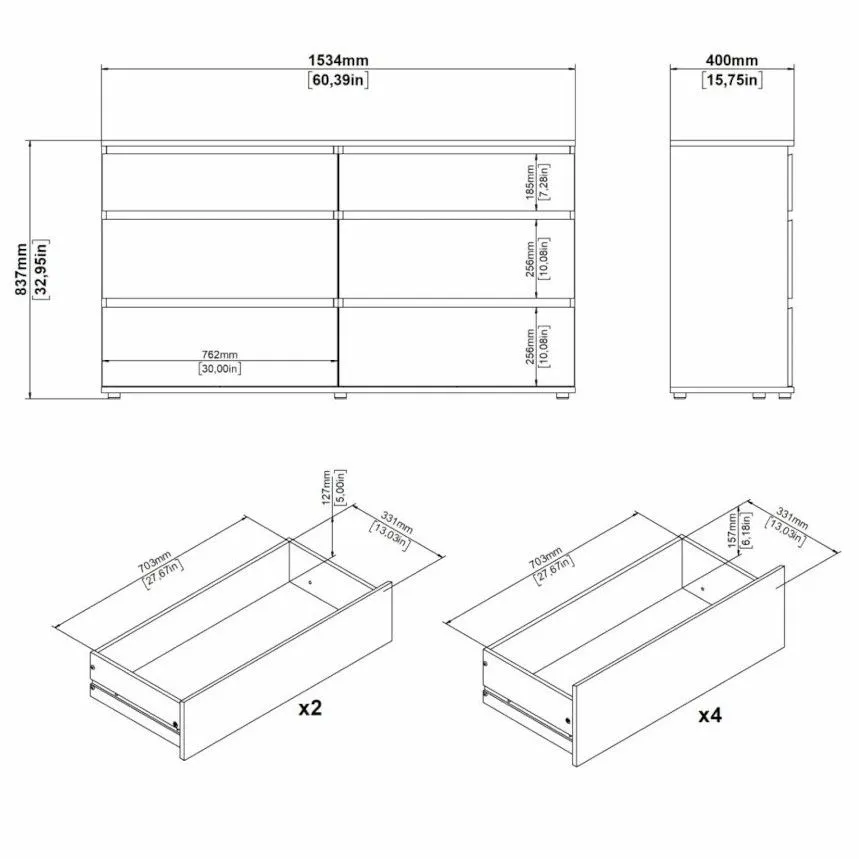 Kummut Nova 3+3s valge