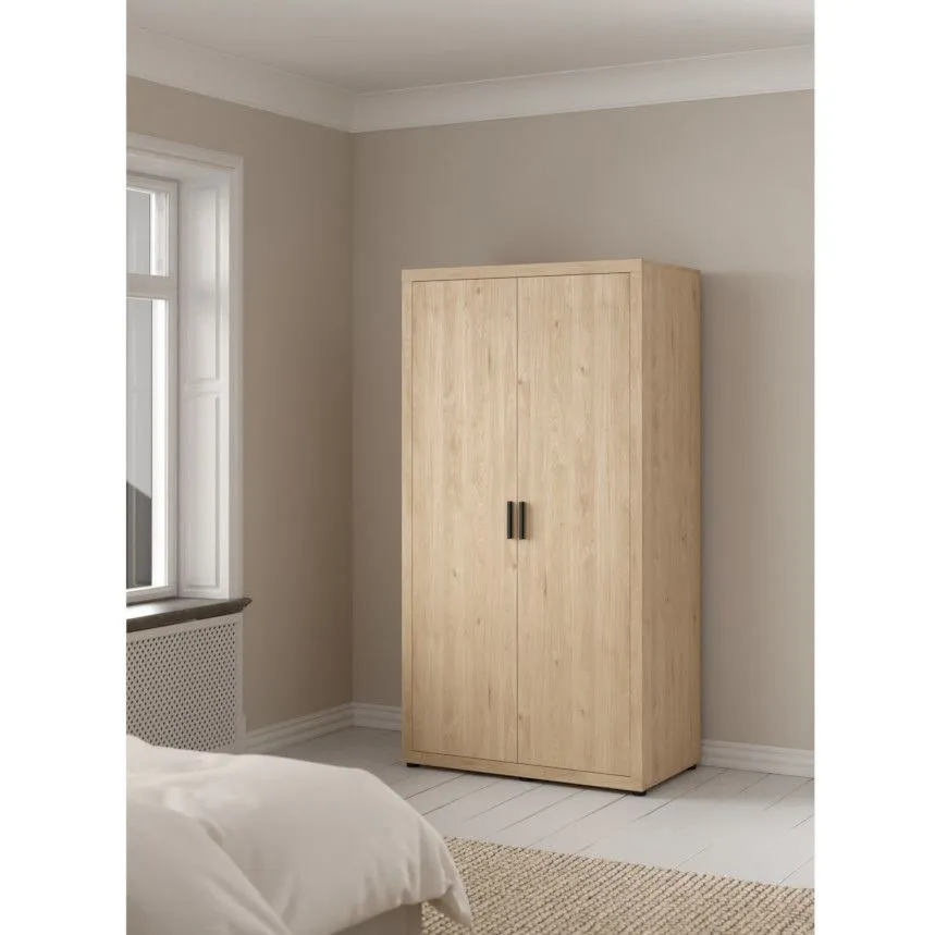 Riidekapp Mira 2u hickory