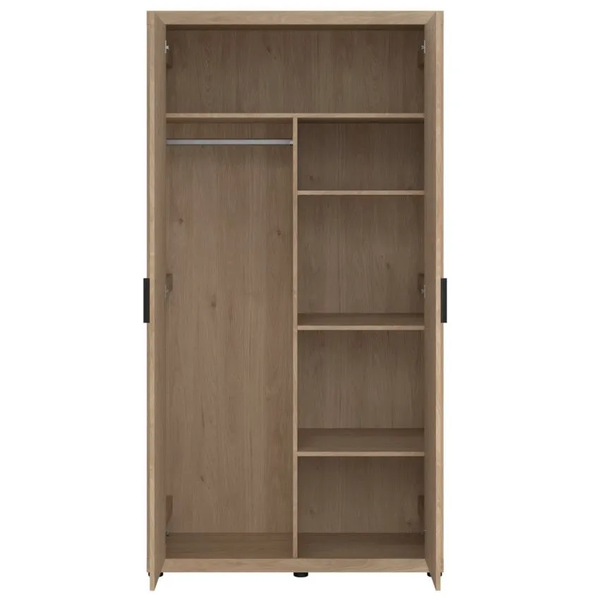 Riidekapp Mira 2u hickory