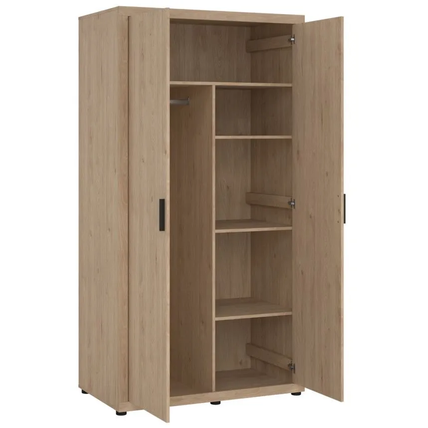 Riidekapp Mira 2u hickory