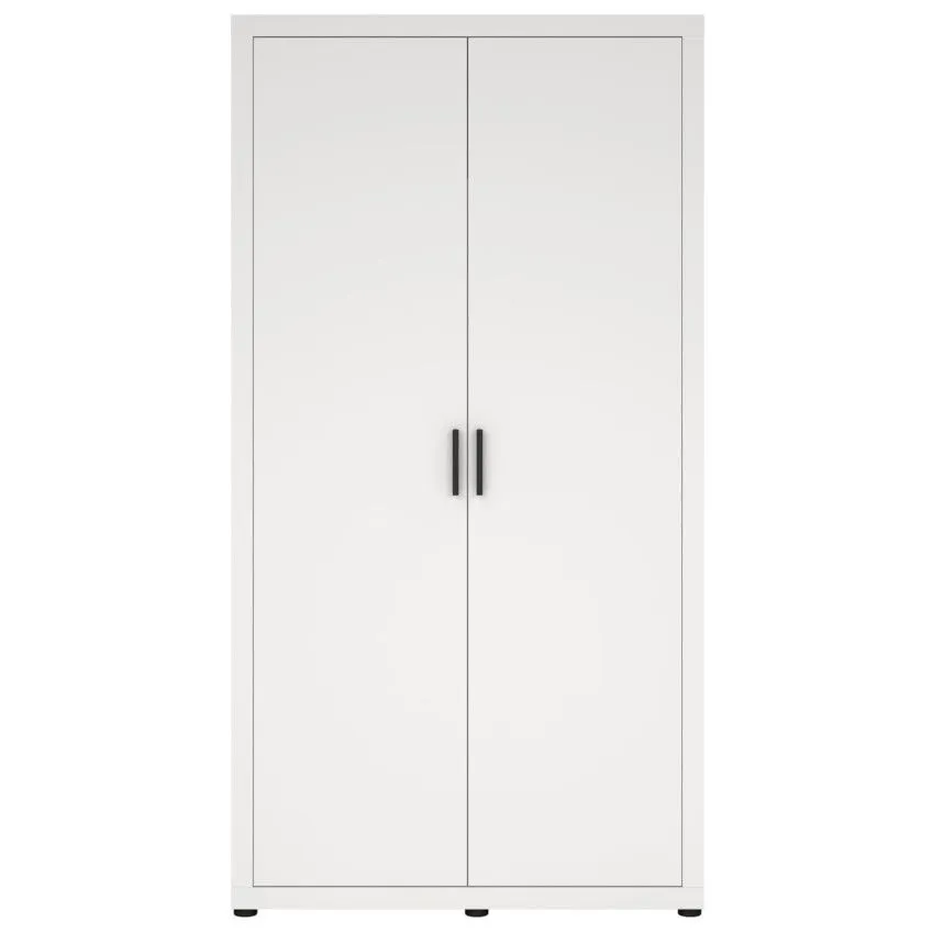 Riidekapp Mira 2u valge