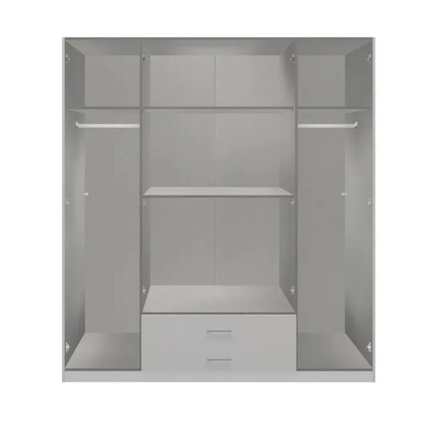 Riidekapp+peegel Marburg 2u2s sahara/grafiit