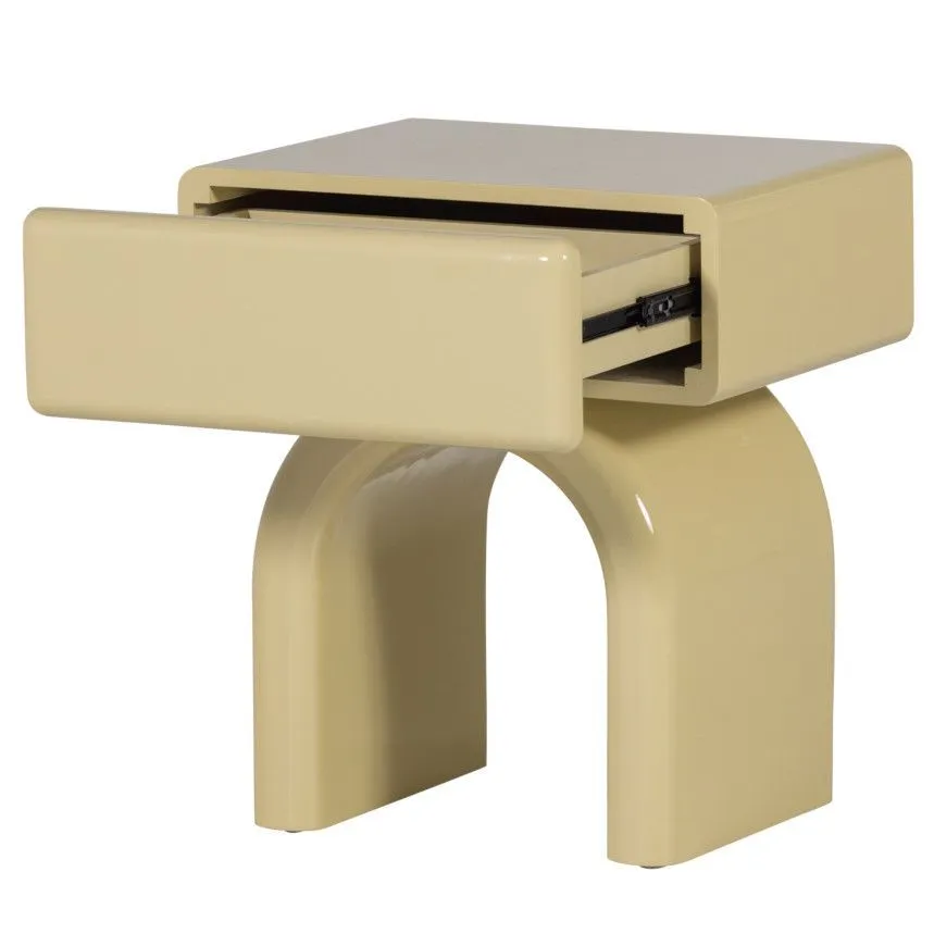 WOOOD abilaud Zorel 57x50 helekollane