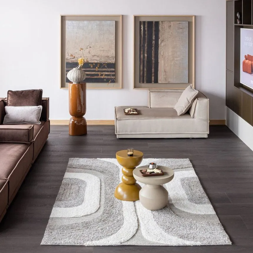 WOOOD vaip Moro 170x240 hall/valge