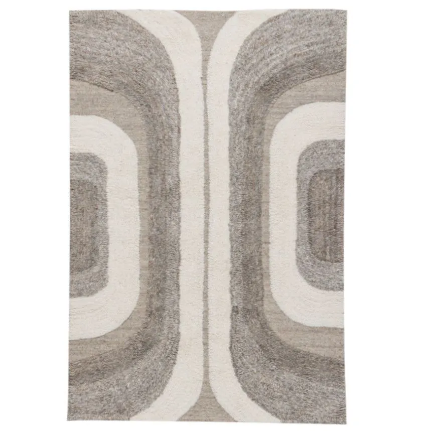 WOOOD vaip Moro 170x240 hall/valge