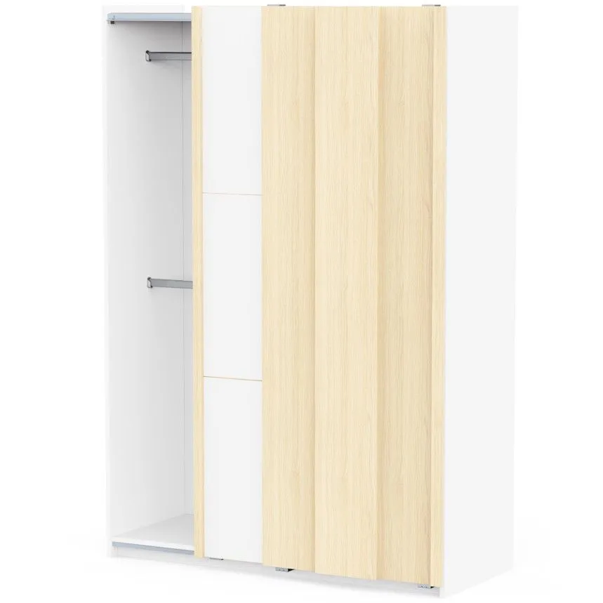 Riidekapp Heva 2lu vicenza tamm/valge