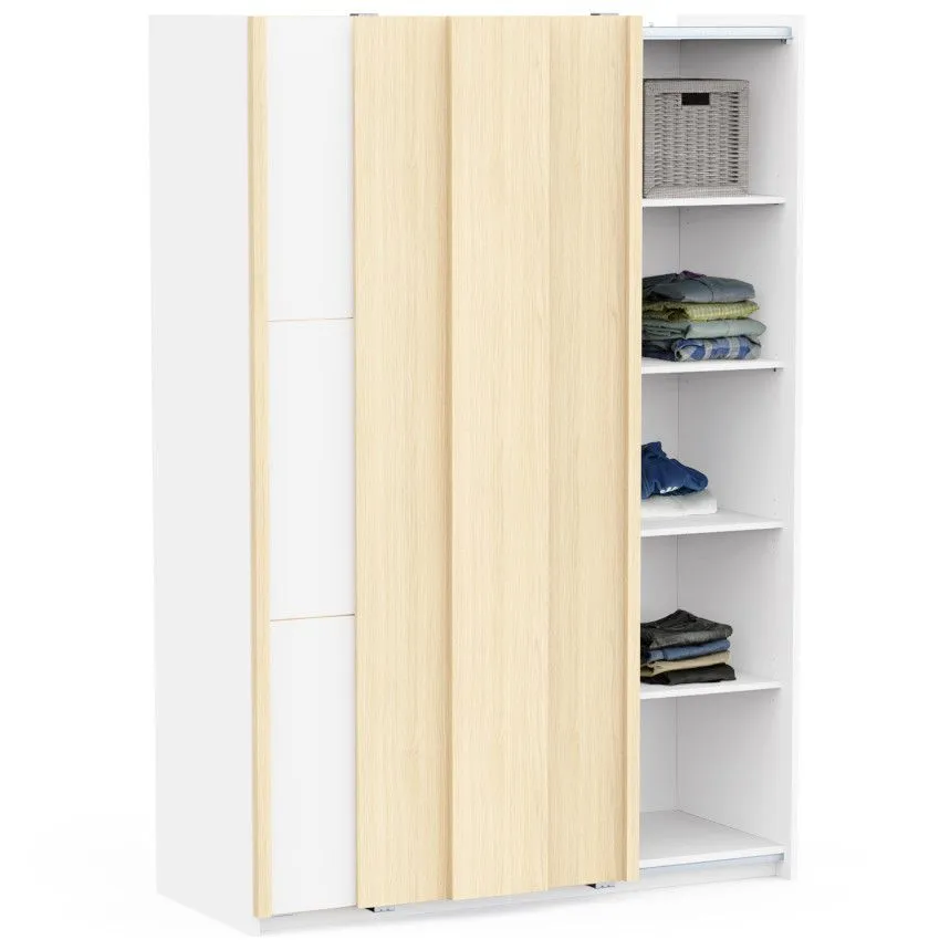 Riidekapp Heva 2lu vicenza tamm/valge