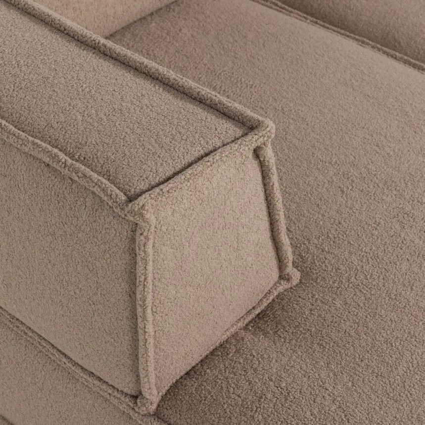 WOOOD nurgadiivan Manu vasak taupe