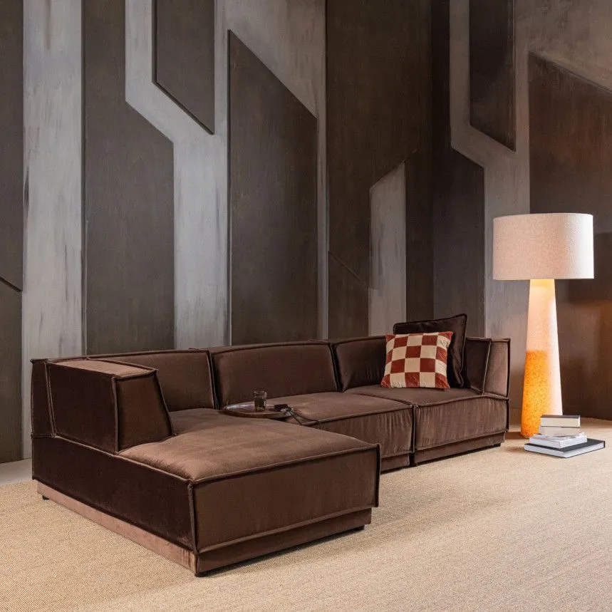 WOOOD nurgadiivan Manu vasak pruun