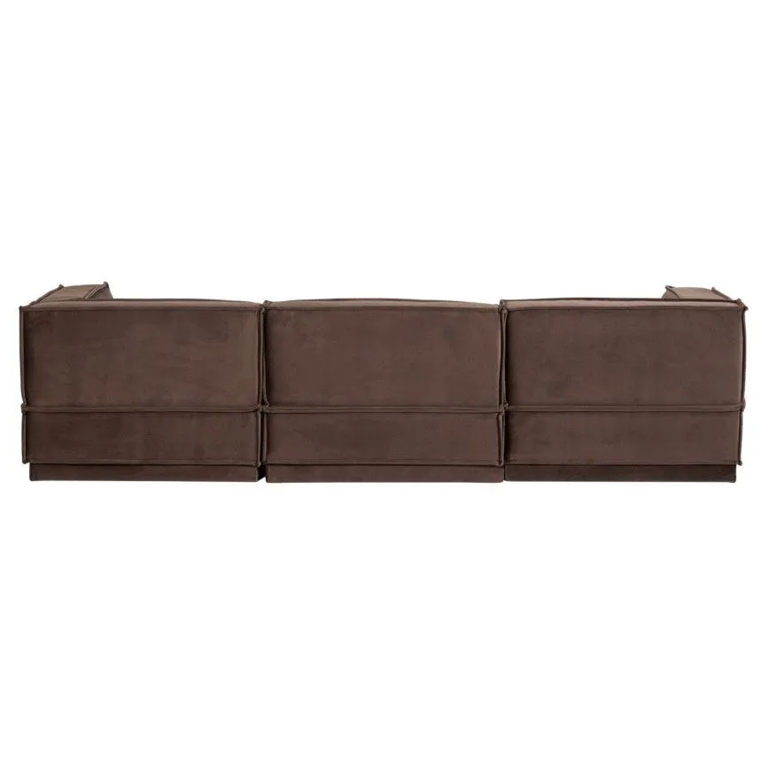 WOOOD nurgadiivan Manu vasak pruun