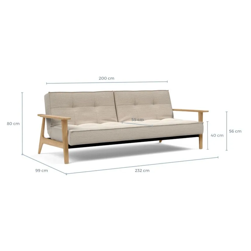 Innovation diivanvoodi Splitback Frej 115 helebeež