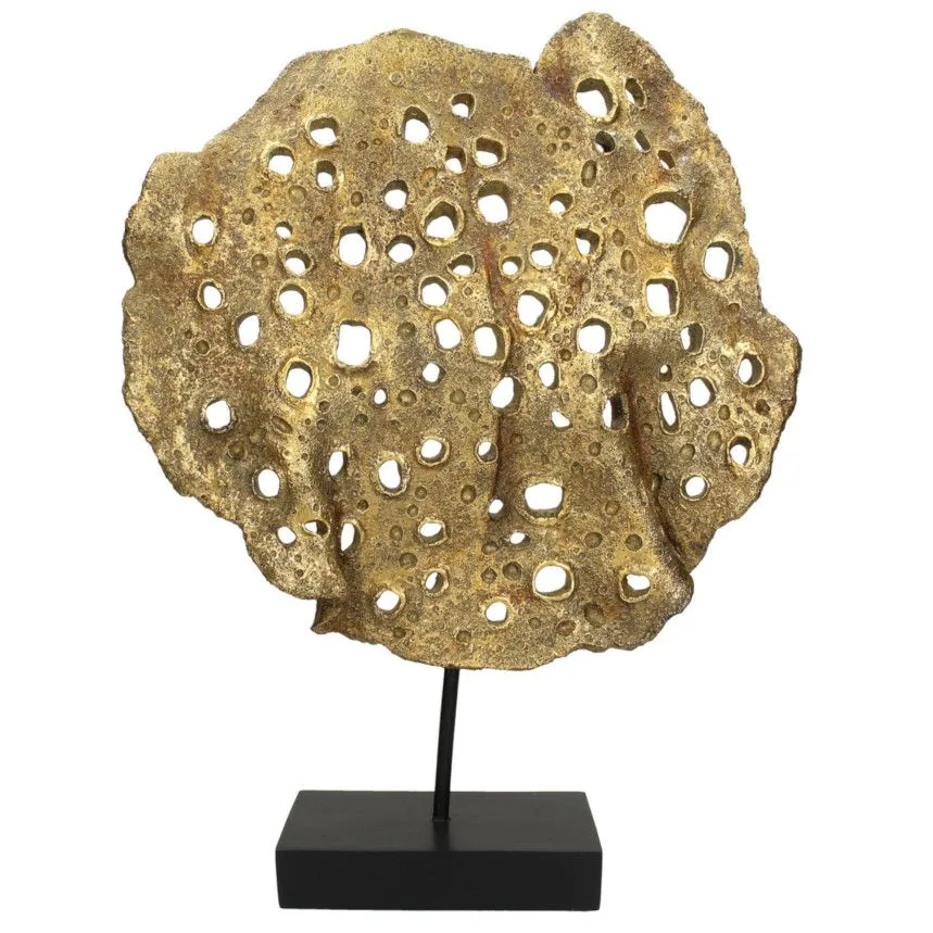 Dekoratiivkuju Coral H55 kuldne