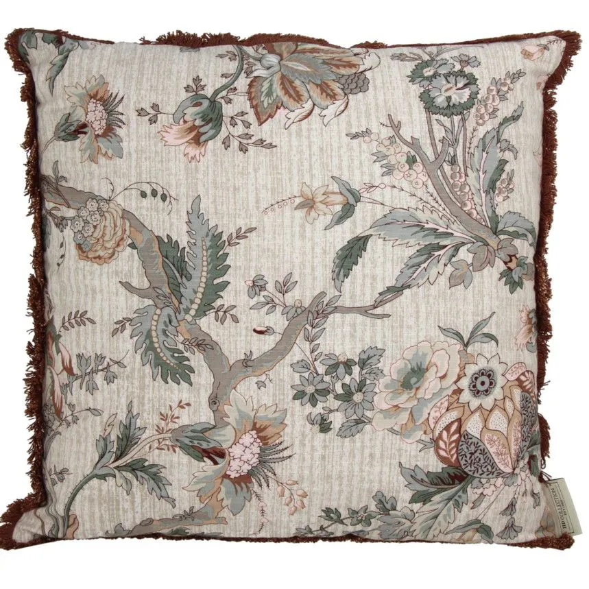 Dekoratiivpadi Floral 45x45 pruun