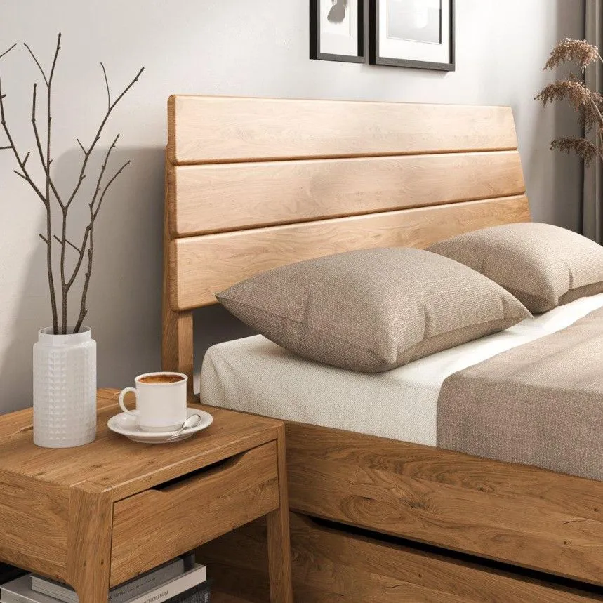 Voodi Rhett-Tw 120x200 õlitatud tamm