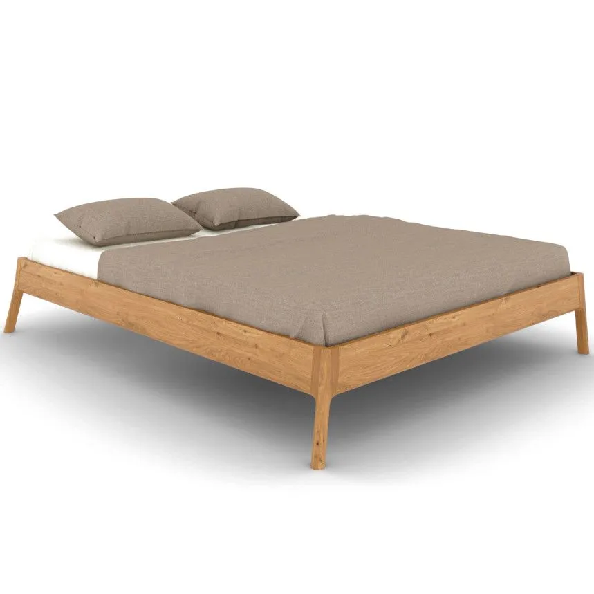 Voodi Rhett-Tw peatsita 120x200 õlitatud tamm