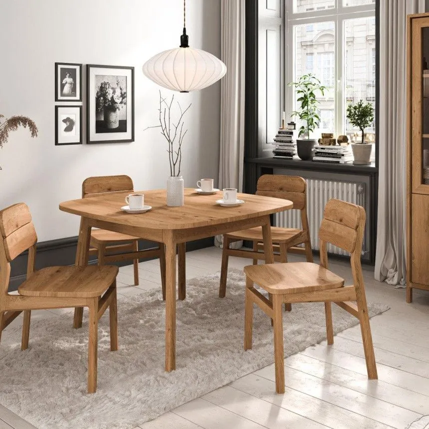 Söögilaud Rhett-Tw 110x90 õlitatud tamm