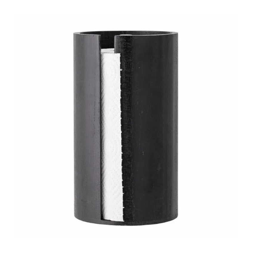 Bloomingville köögipaberihoidja Celian H25.5 must