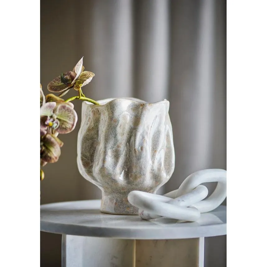 Bloomingville vaas Adair H24 valge