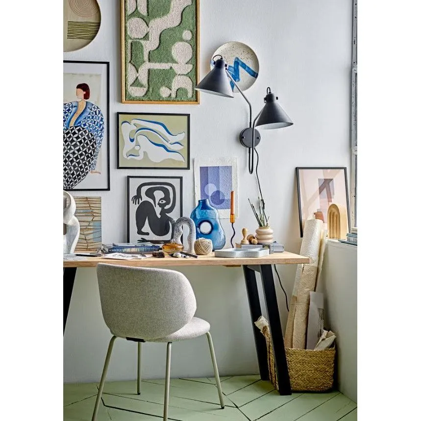 Bloomingville seinapilt Longton 45x65 roheline