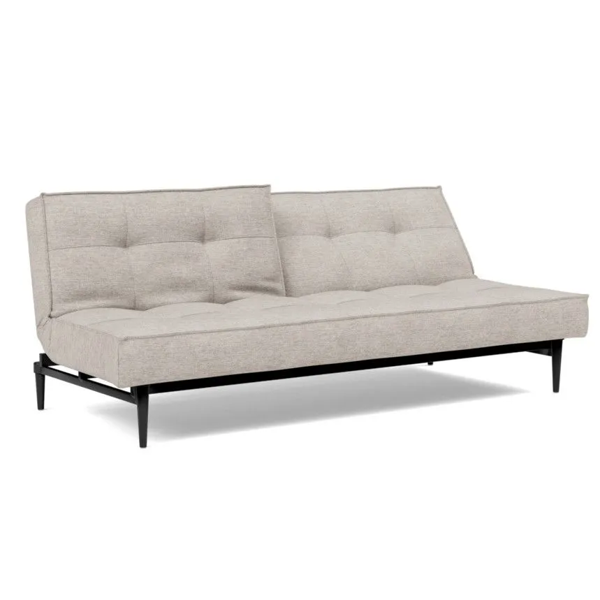 Innovation diivanvoodi Splitback styletto black 115 helebeež