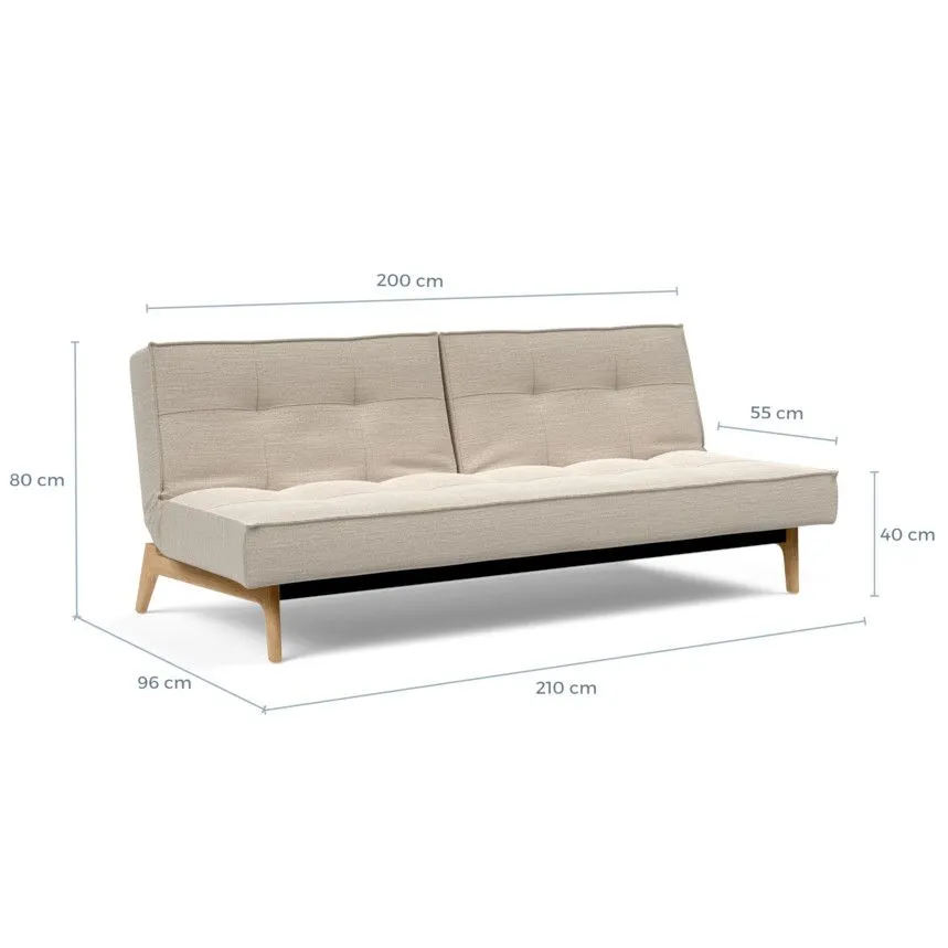 Innovation diivanvoodi Splitback tamm 115 helebeež