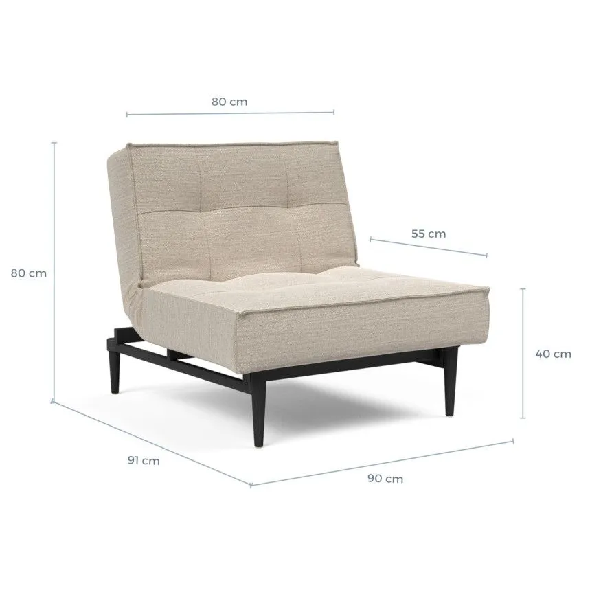 Innovation tugitool Splitback styletto black helebeež
