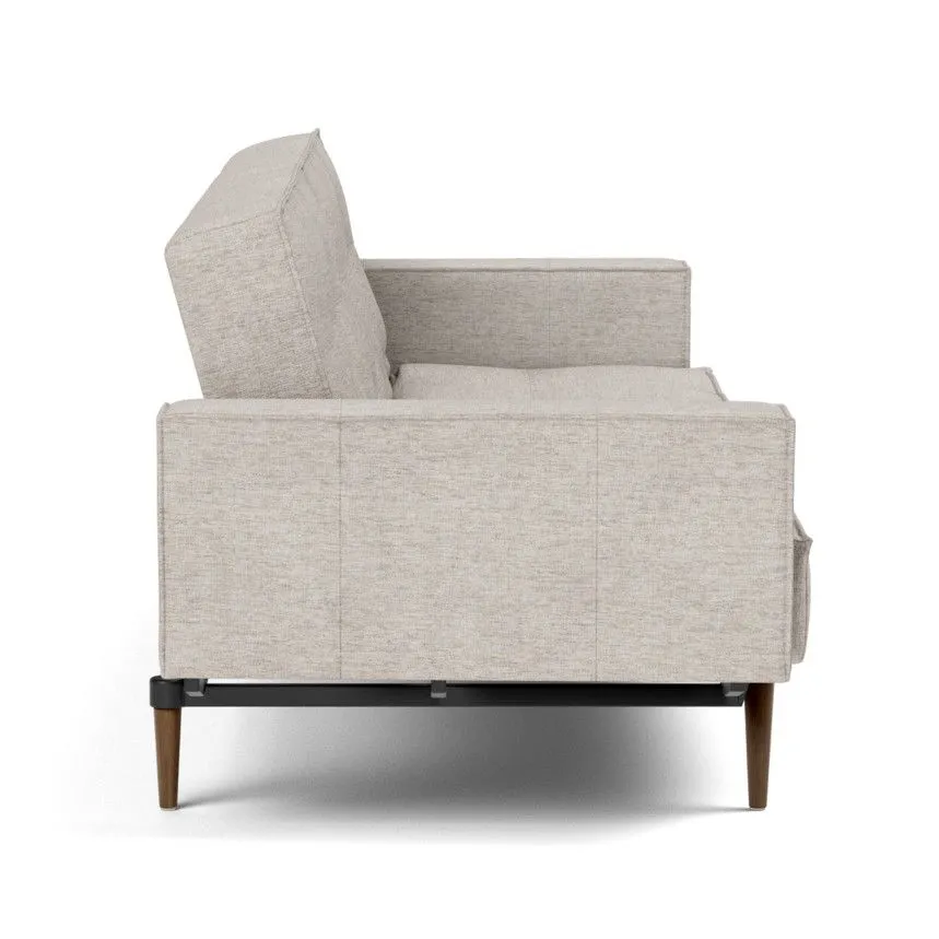 Innovation diivanvoodi Splitback styletto dark 115 helebeež