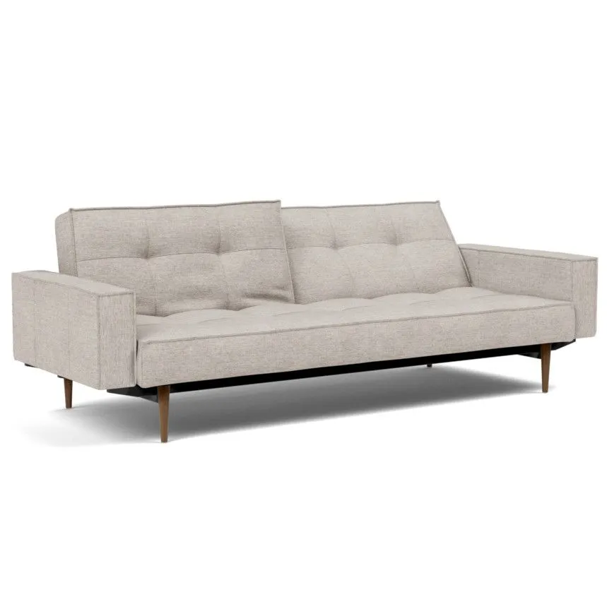 Innovation diivanvoodi Splitback styletto dark 115 helebeež