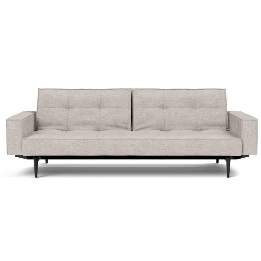 Innovation diivanvoodi Splitback styletto black 115 helebeež
