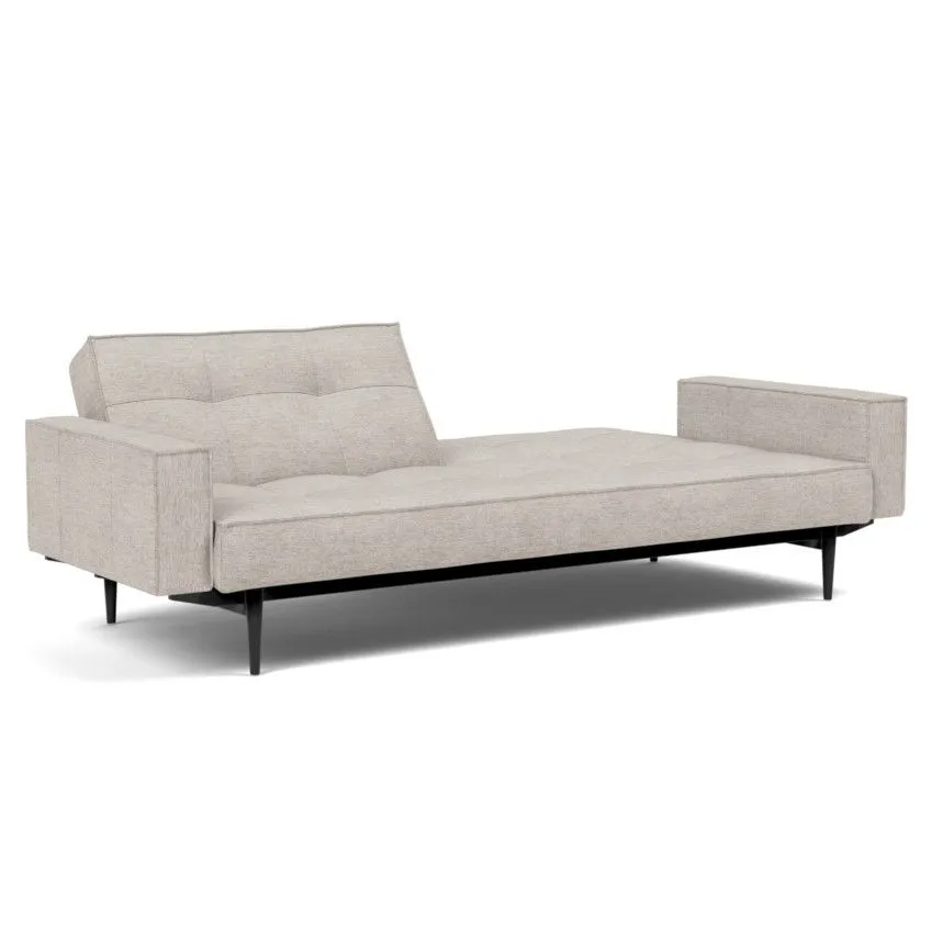 Innovation diivanvoodi Splitback styletto black 115 helebeež