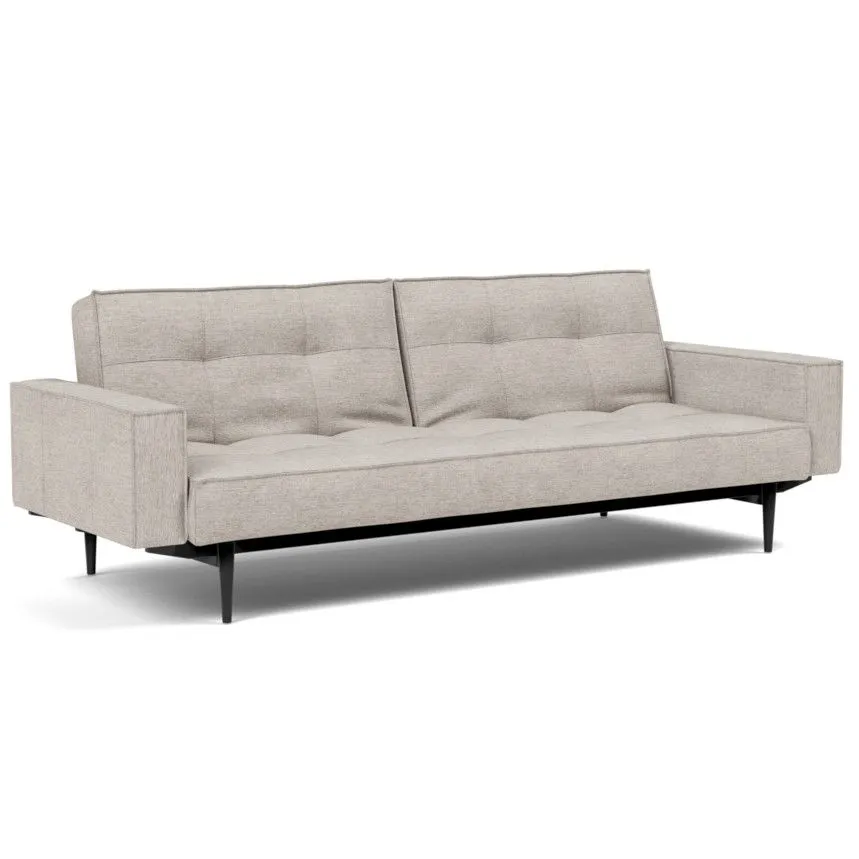 Innovation diivanvoodi Splitback styletto black 115 helebeež