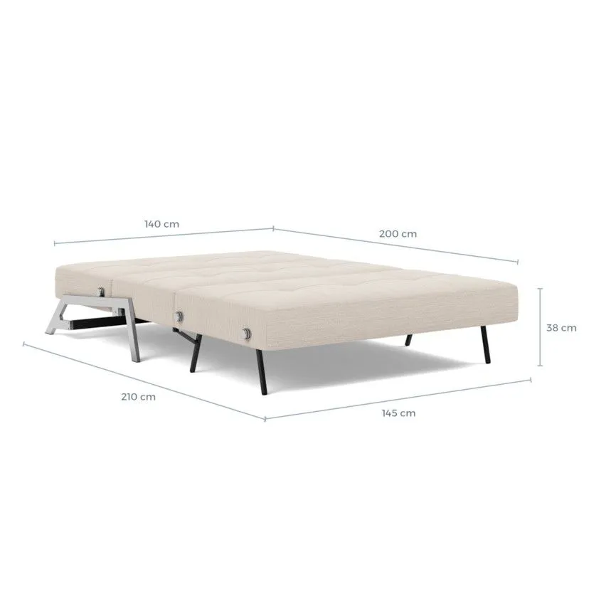 Innovation diivanvoodi Cubed kroom 140 helepruun