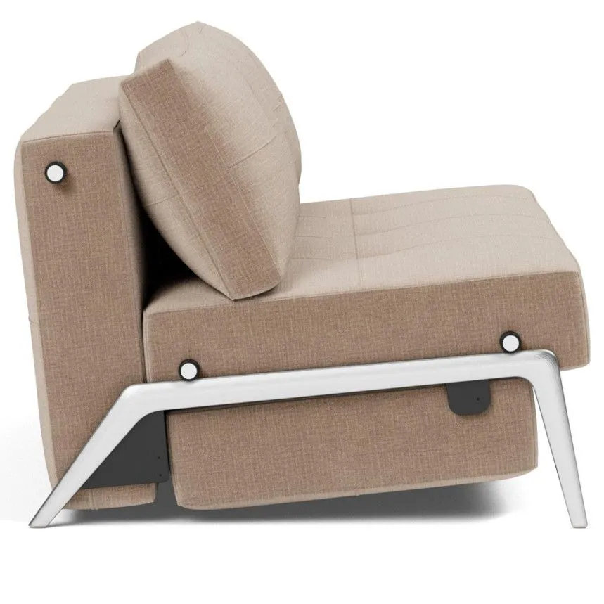 Innovation diivanvoodi Cubed alumiinium 140 helepruun