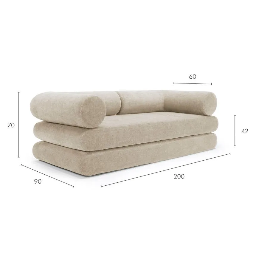 Innovation diivanvoodi Circlus +L padjad roheline