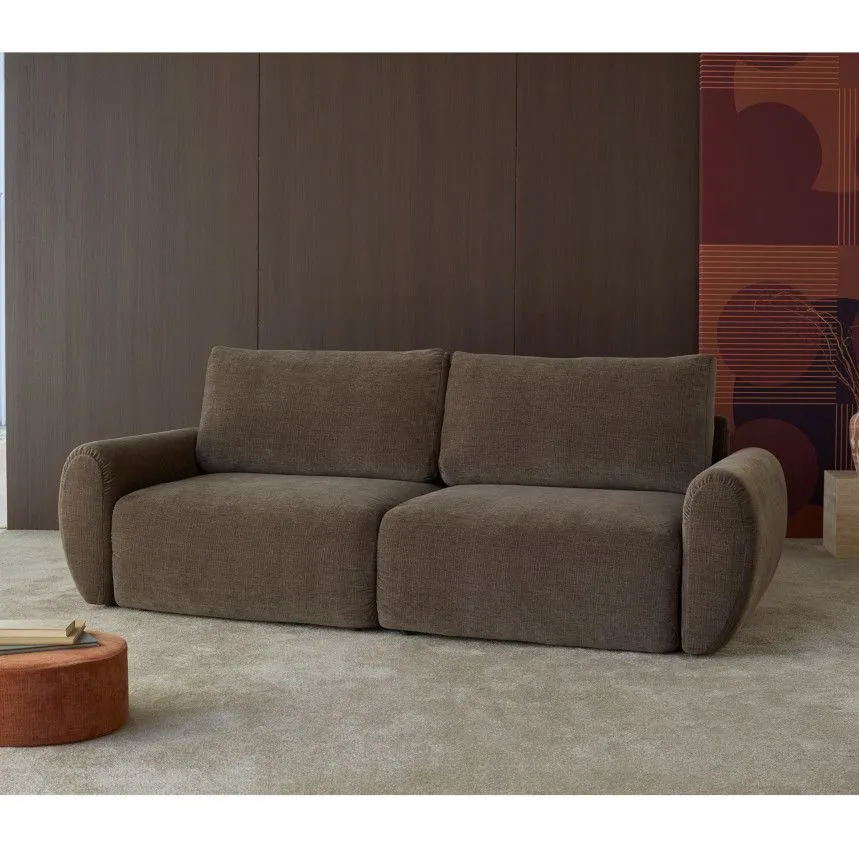 Innovation diivanvoodi Lounger Norum Curve tumepruun