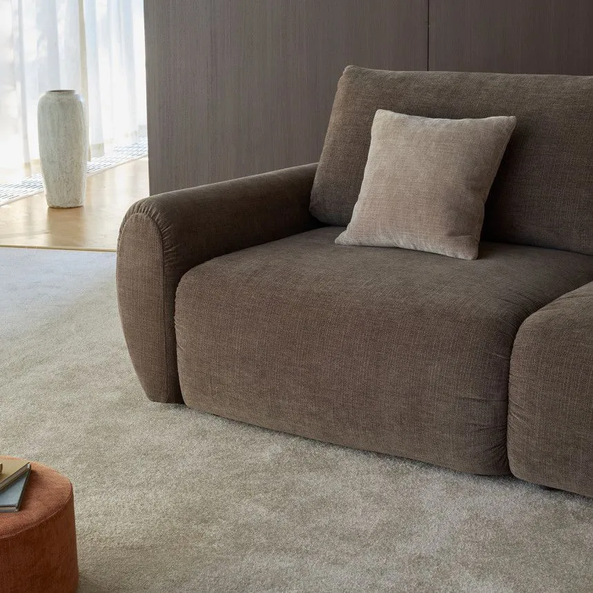Innovation diivanvoodi Lounger Norum Curve tumepruun