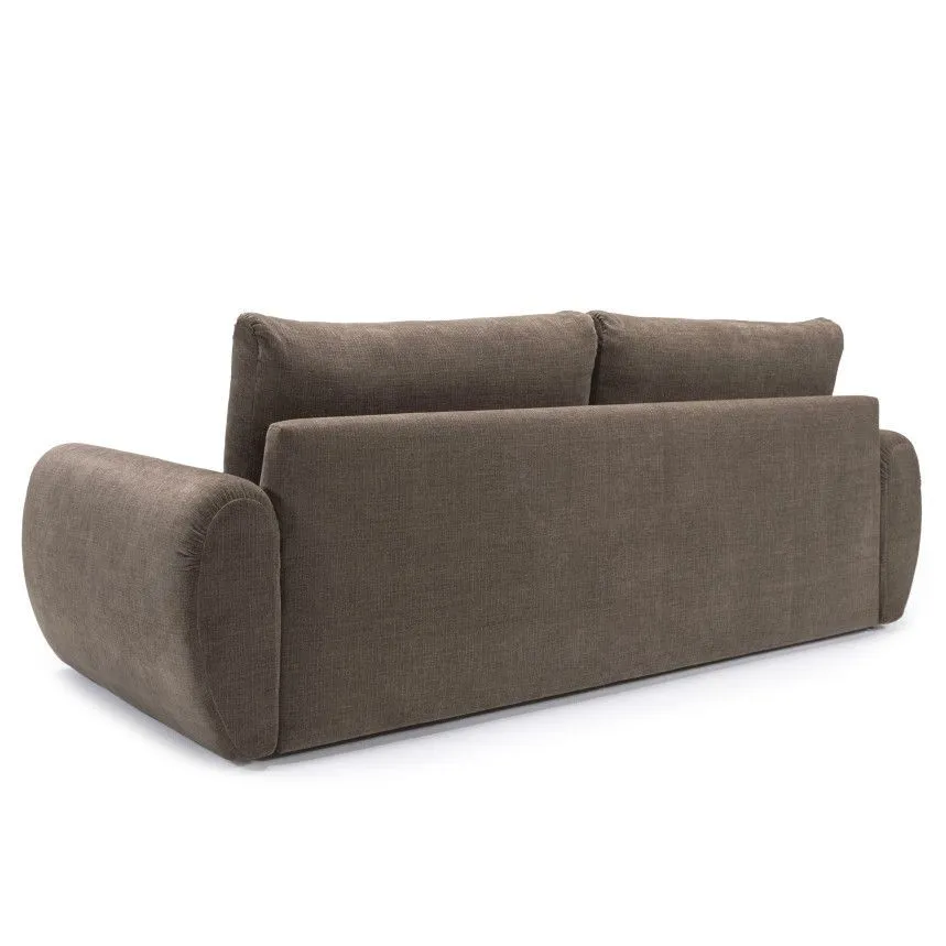 Innovation diivanvoodi Lounger Norum Curve tumepruun