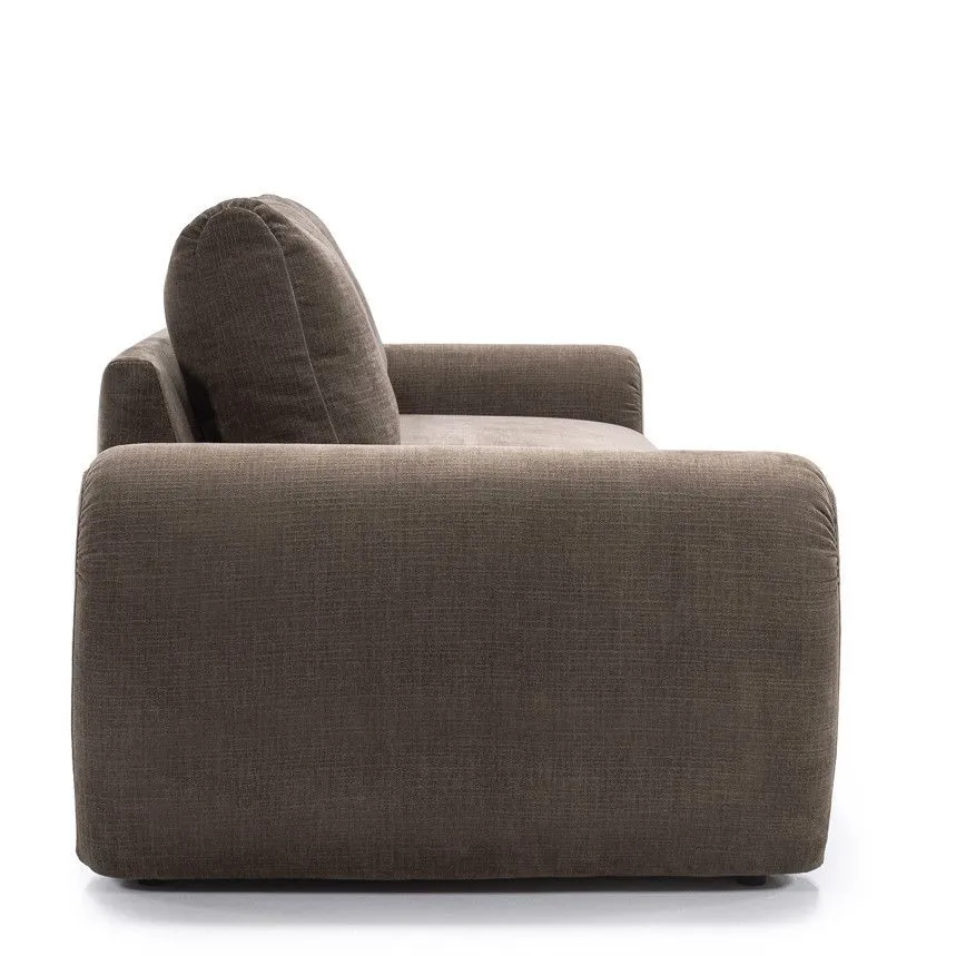 Innovation diivanvoodi Lounger Norum Curve tumepruun