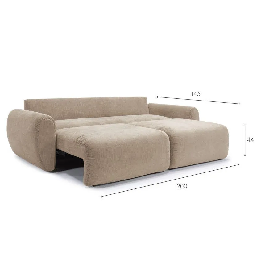 Innovation diivanvoodi Lounger Norum Curve beež